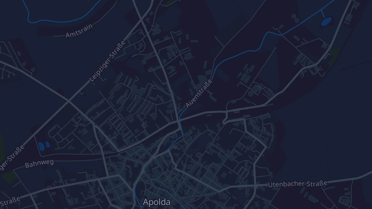 Karte von Apolda