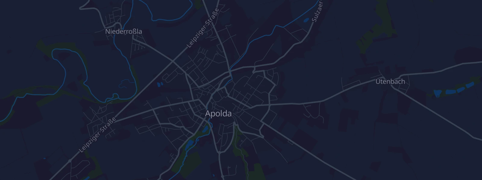 Karte von Apolda