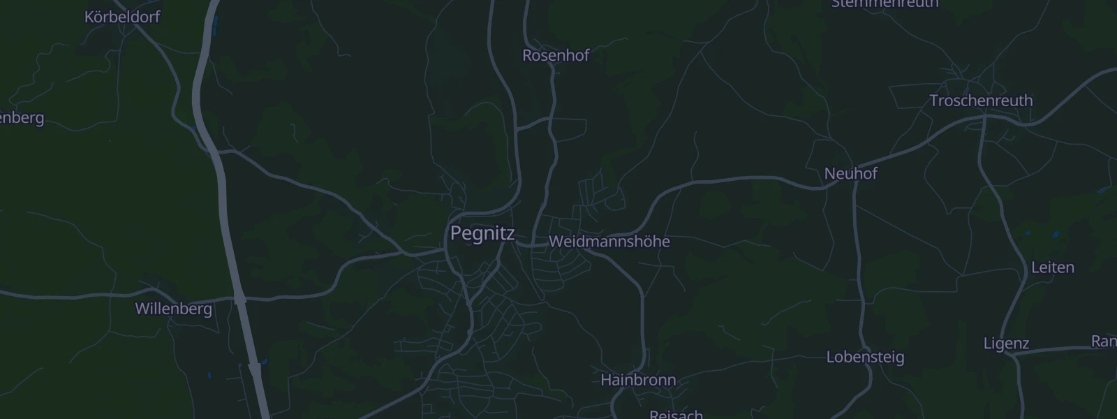 Karte von Veldensteiner Forst
