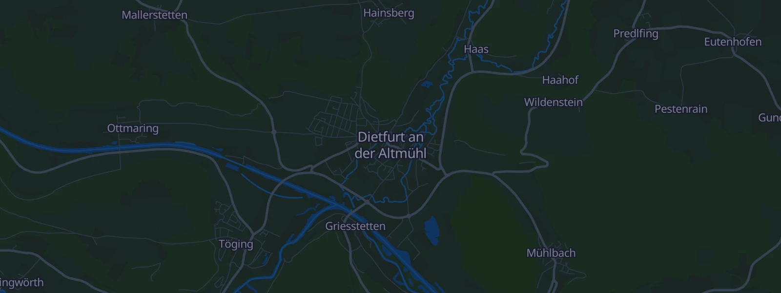 Karte von Dietfurt an der Altmühl