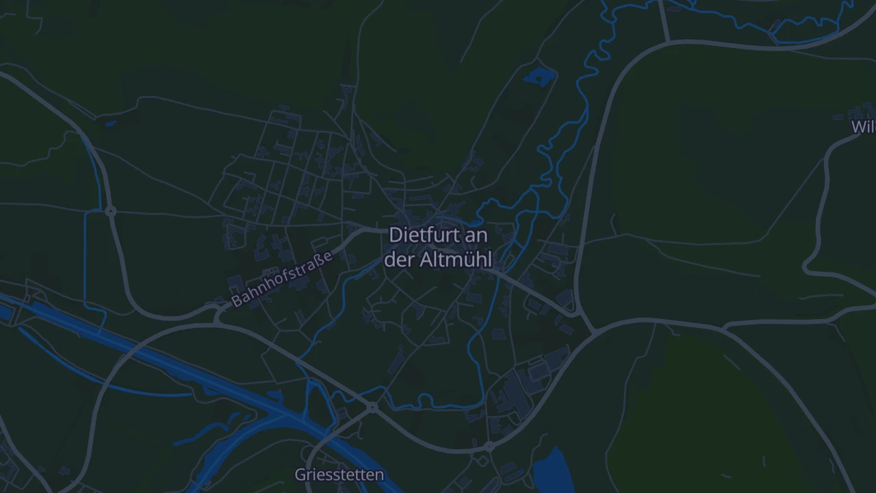 Karte von Dietfurt an der Altmühl