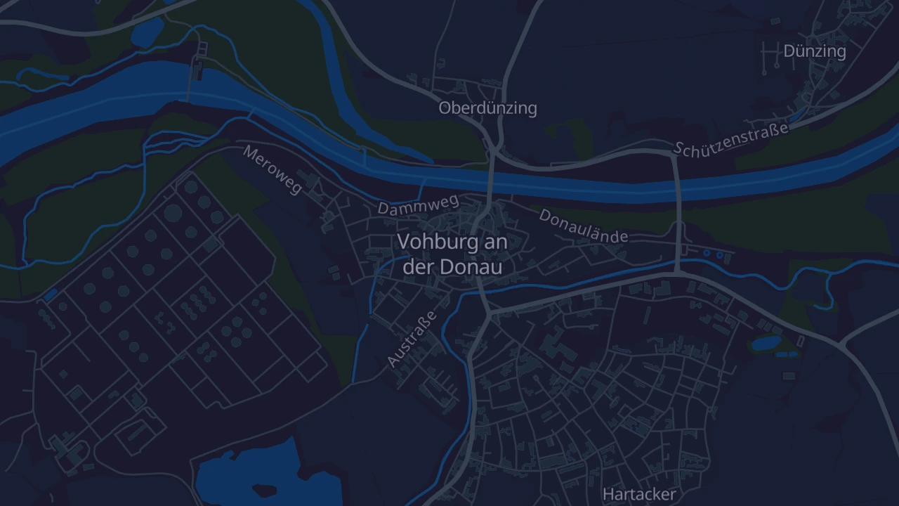 Karte von Vohburg