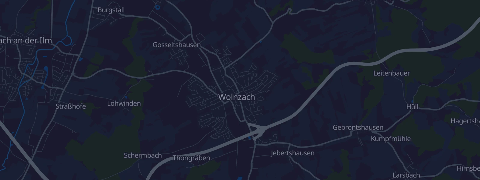 Karte von Wolnzach