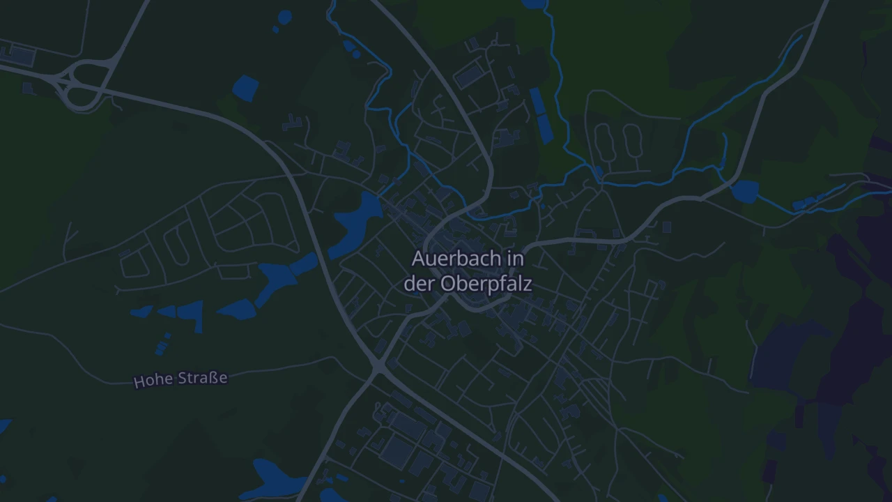 Karte von Auerbach i.d.OPf.