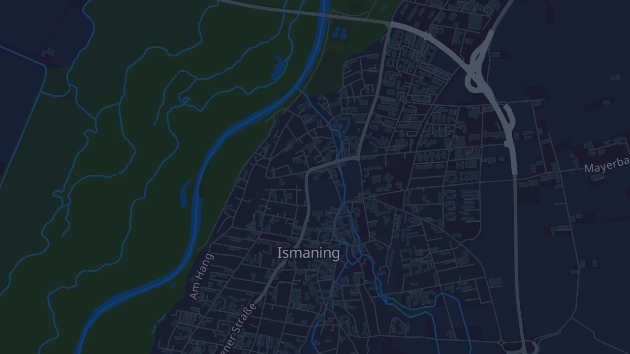 Karte von Ismaning