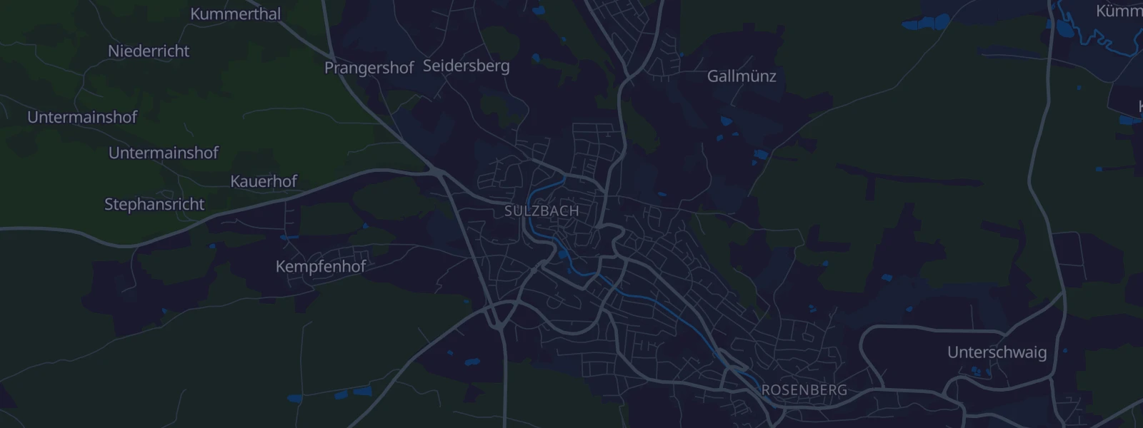 Karte von Sulzbach-Rosenberg