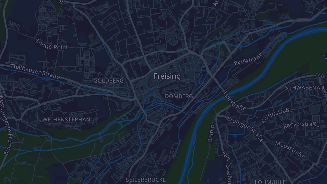 Karte von Freising