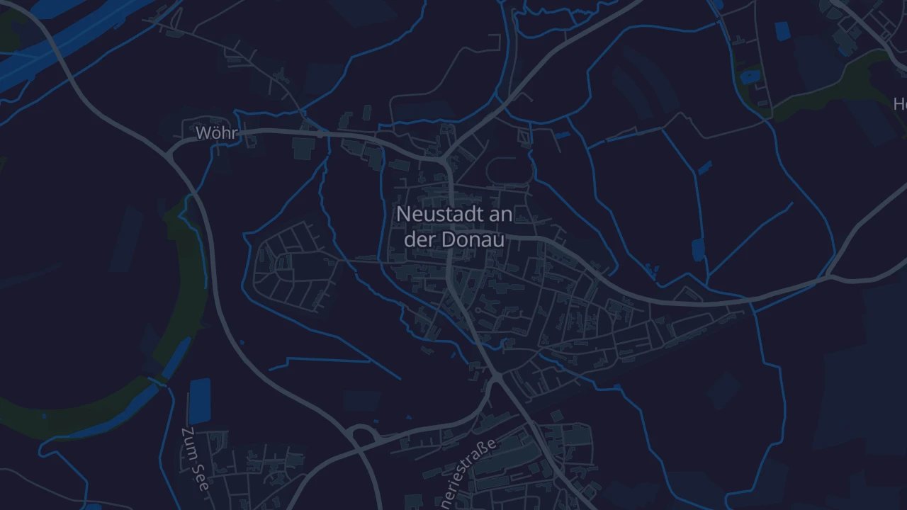Karte von Neustadt a.d.Donau