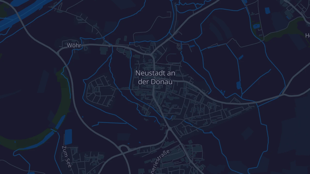 Karte von Neustadt a.d.Donau