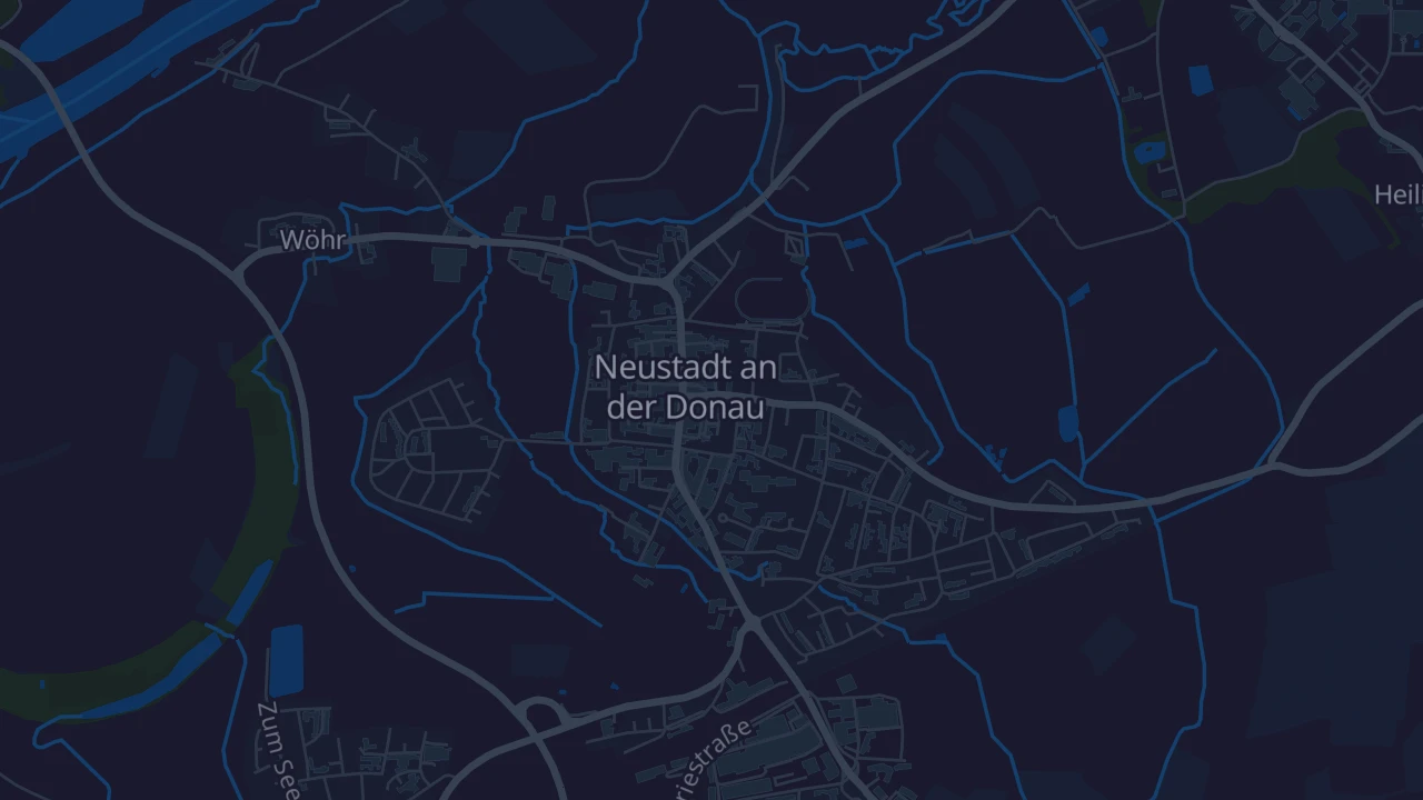 Karte von Neustadt a.d.Donau