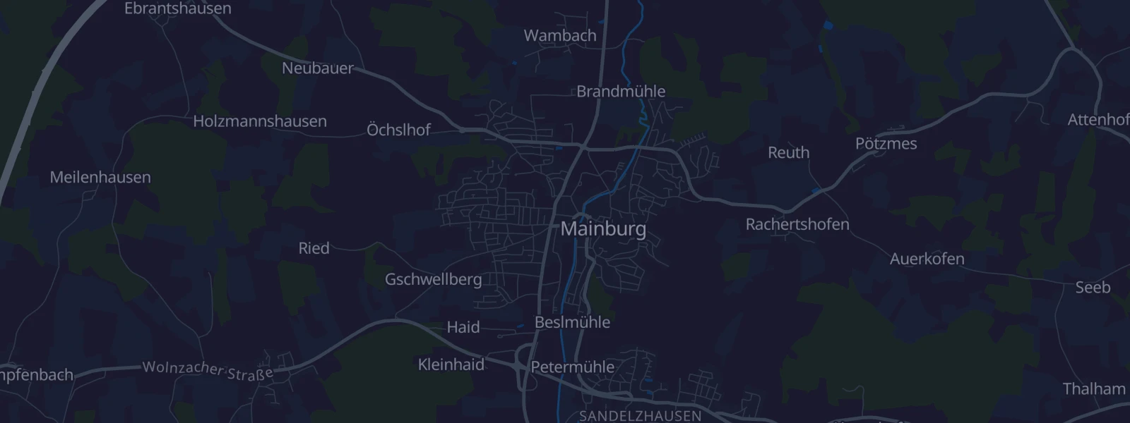 Karte von Mainburg
