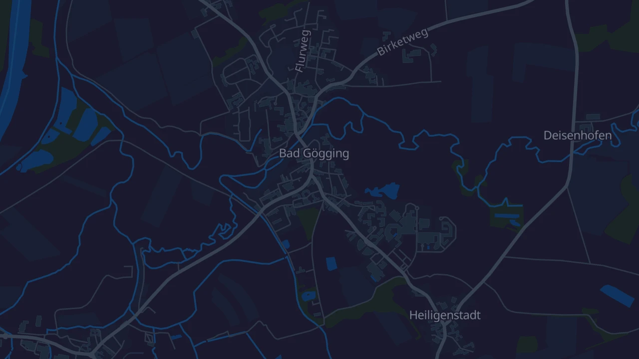 Karte von Neustadt an der Donau