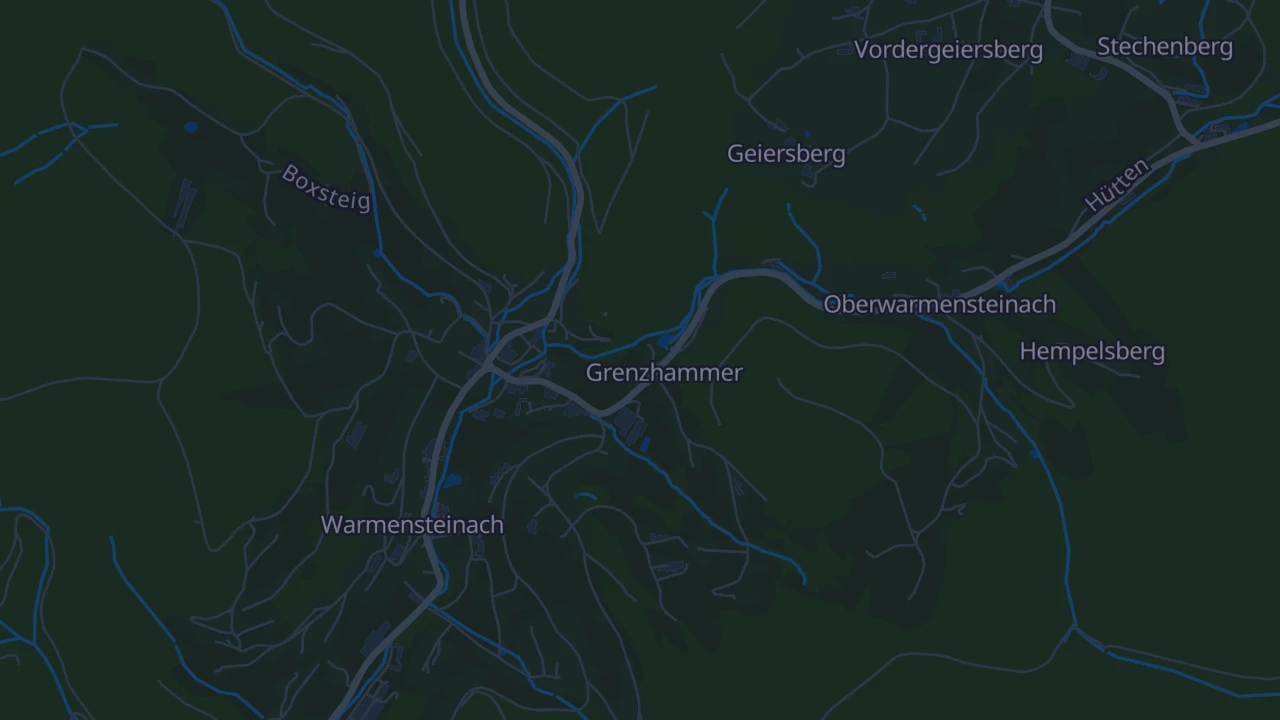 Karte von Warmensteinach