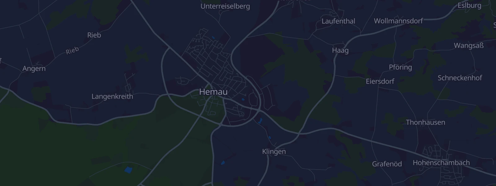 Karte von Hemau