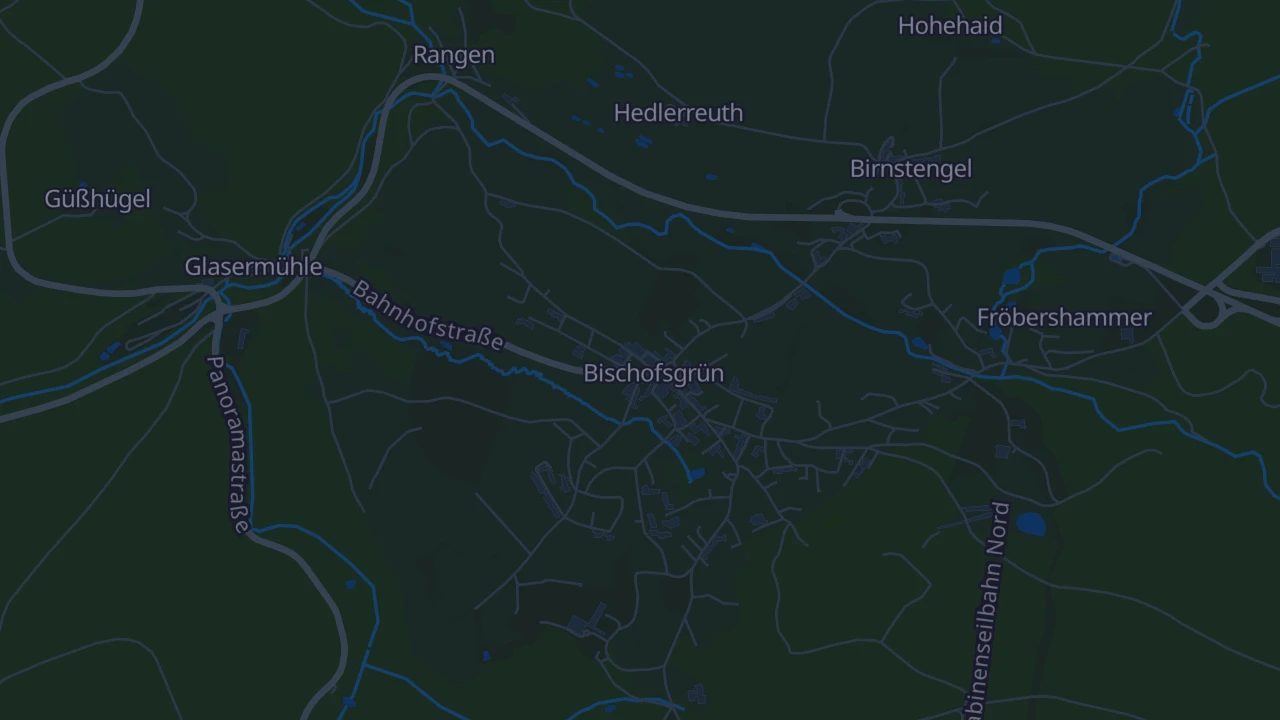 Karte von Bischofsgrün