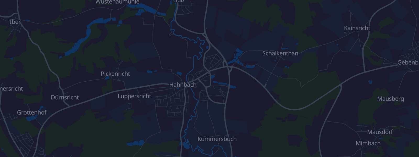 Karte von Hahnbach