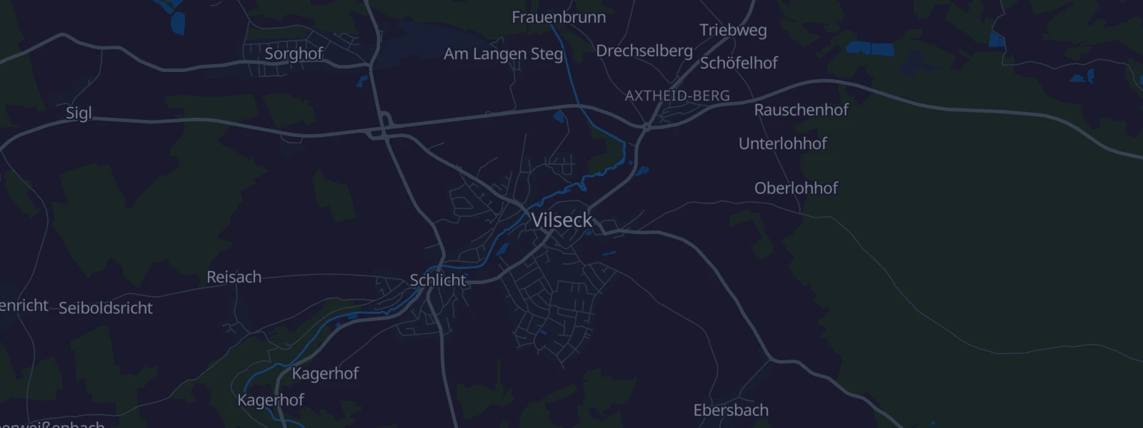 Karte von 92249 Vilseck