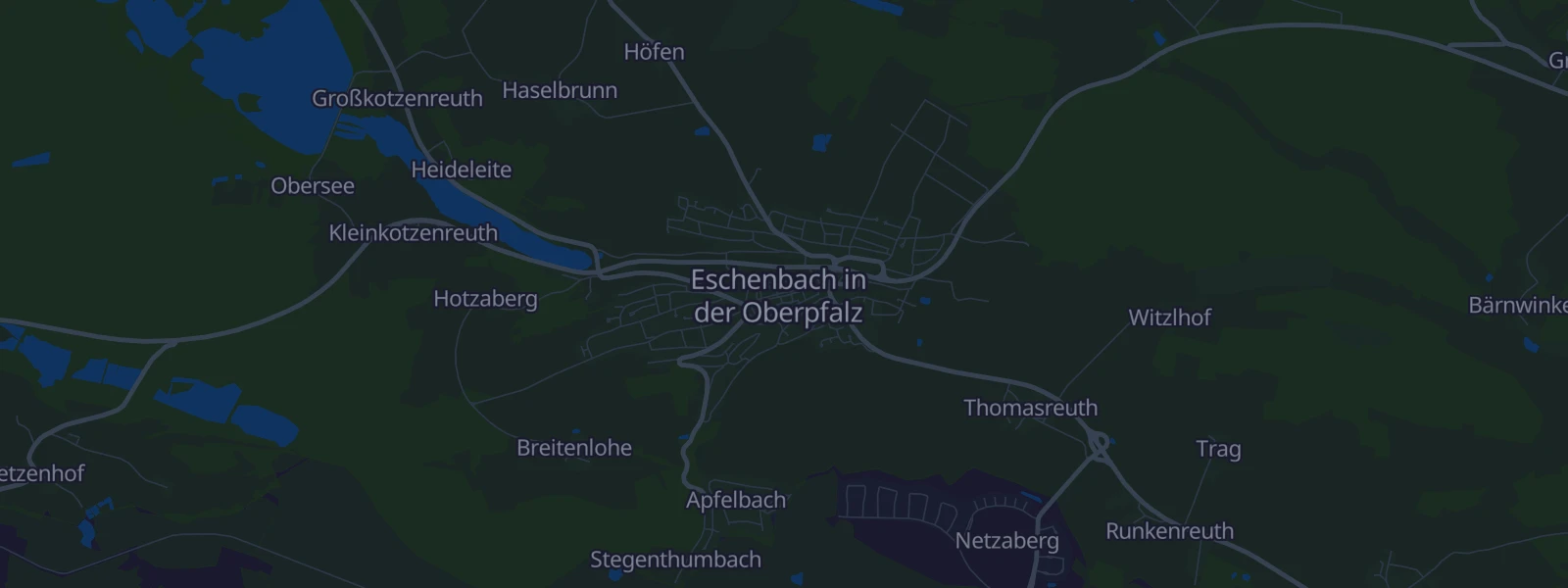 Karte von Eschenbach i.d.OPf.