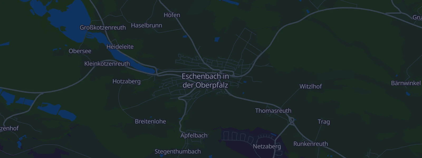 Karte von Eschenbach i.d.OPf.