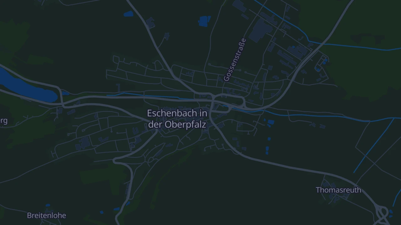 Karte von Eschenbach i.d.OPf.