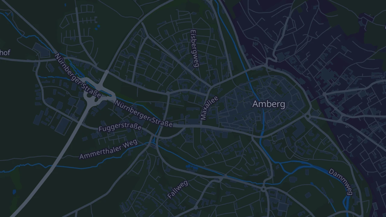 Karte von Amberg