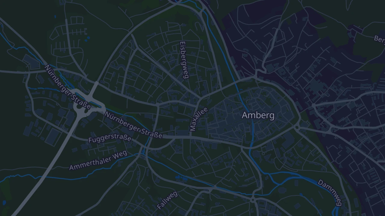 Karte von Amberg