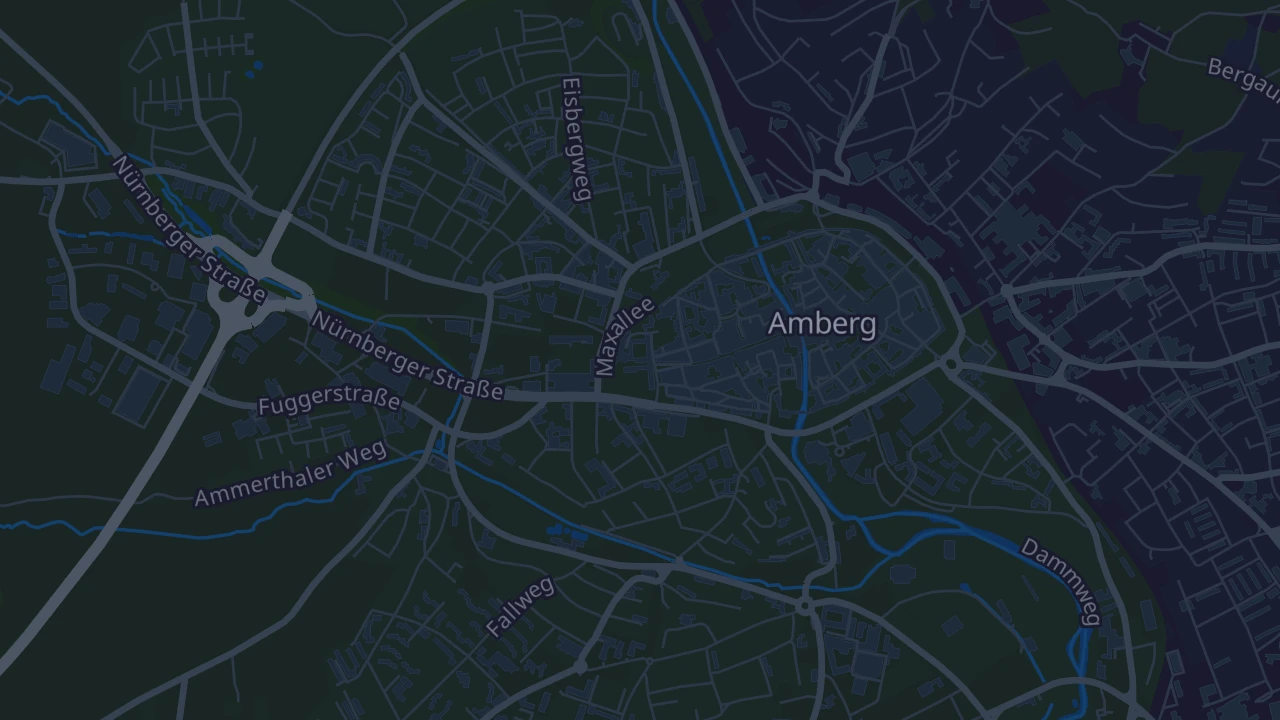 Karte von Amberg