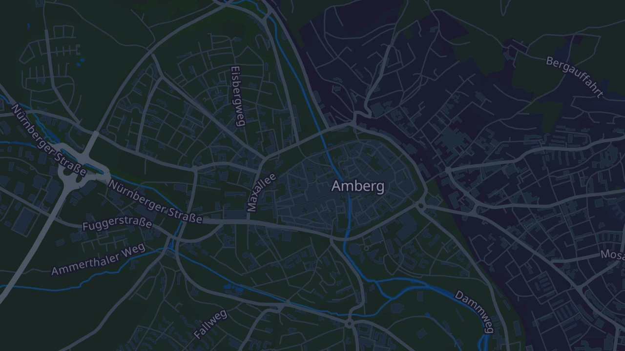 Karte von Amberg