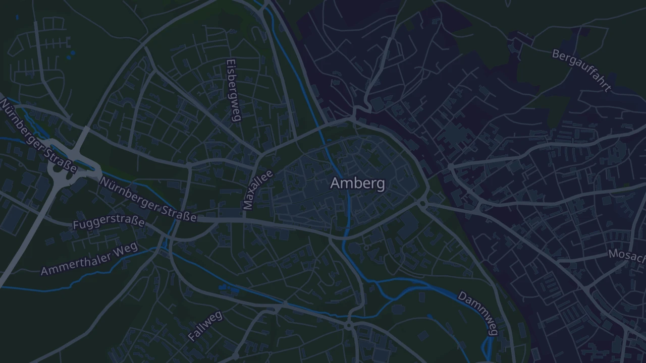 Karte von Amberg