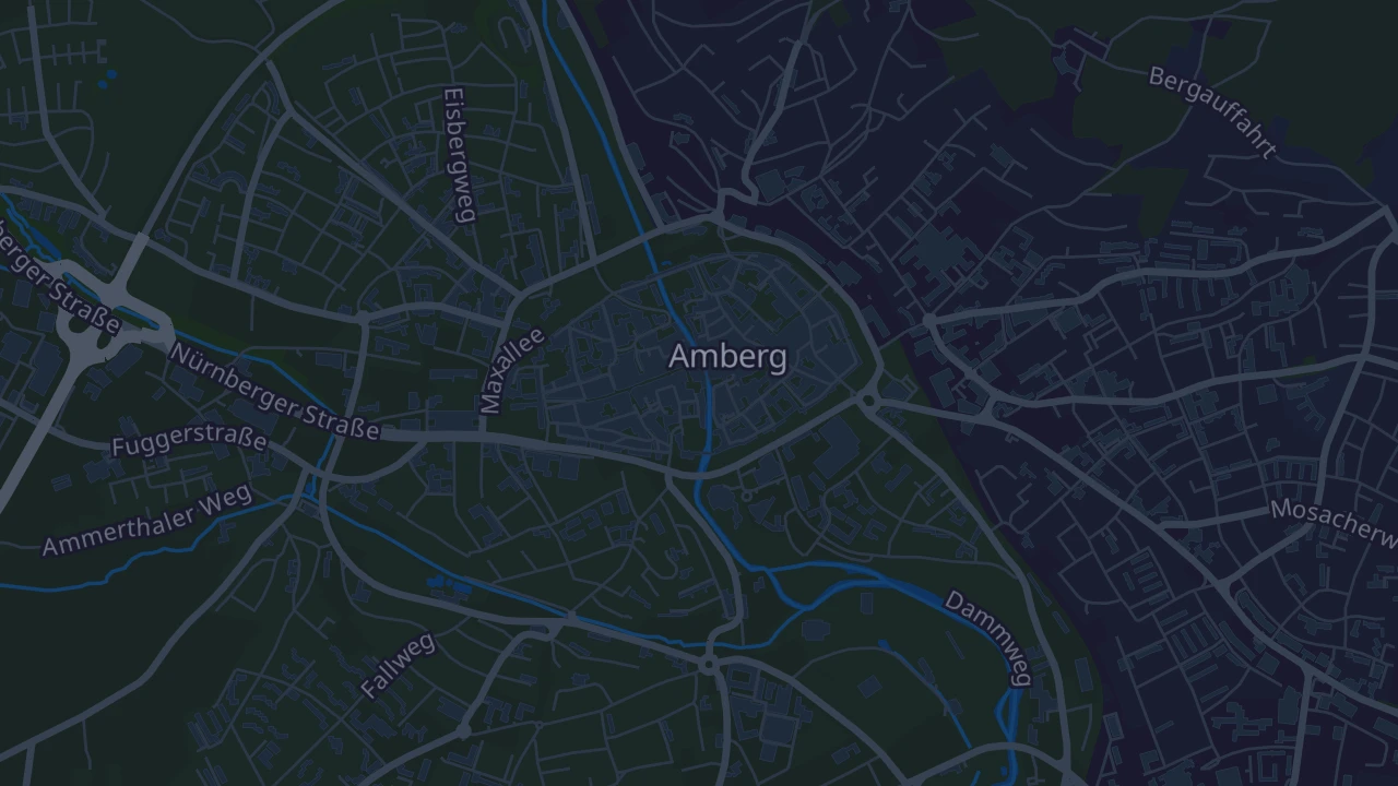 Karte von Amberg
