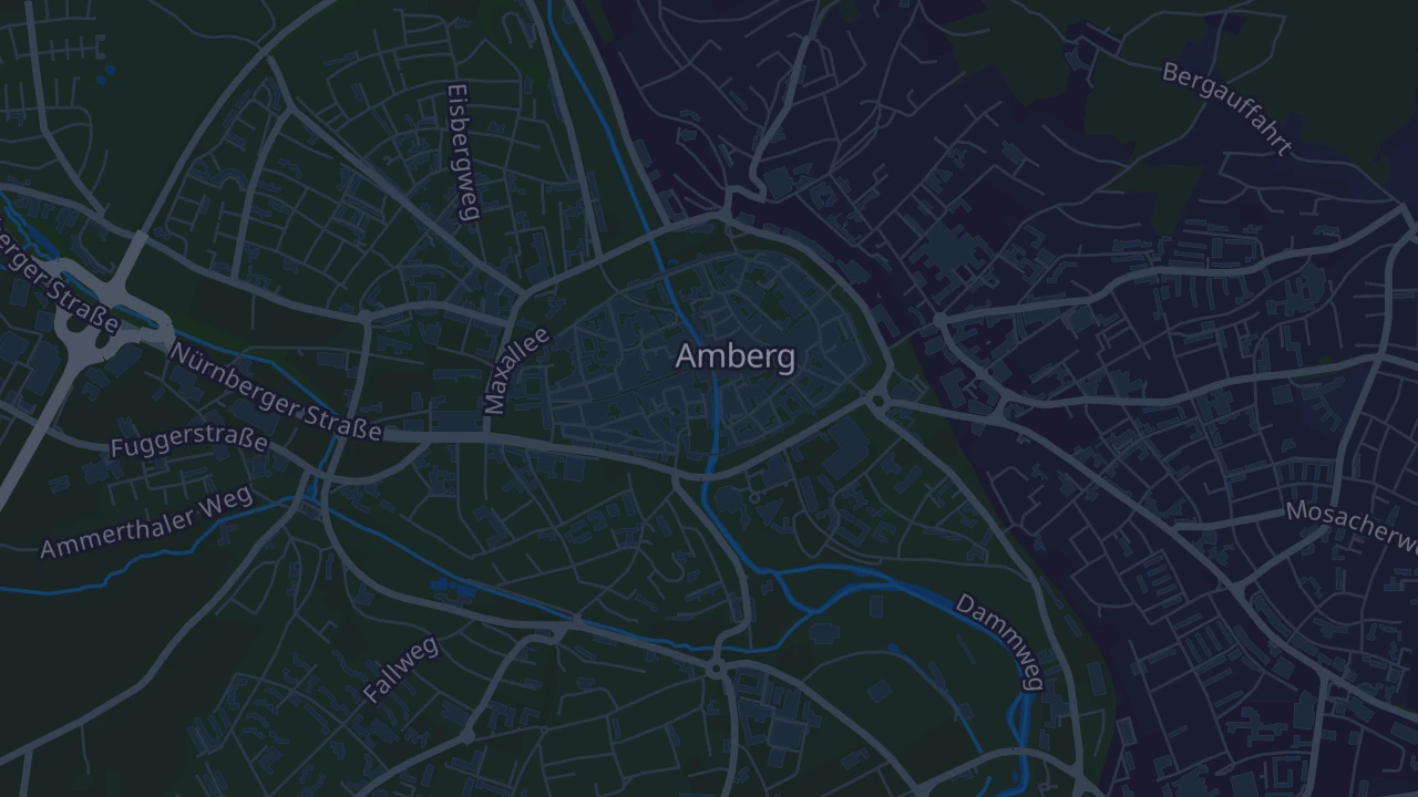 Karte von Amberg