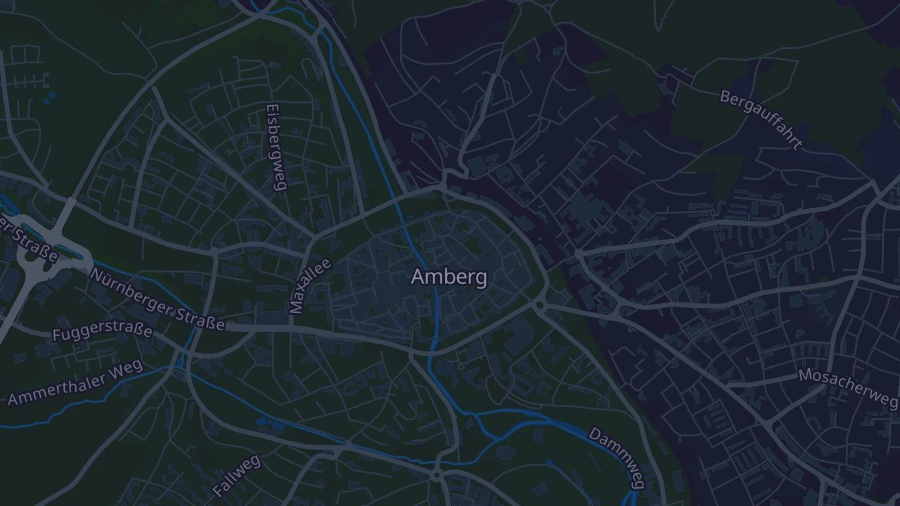 Karte von Amberg