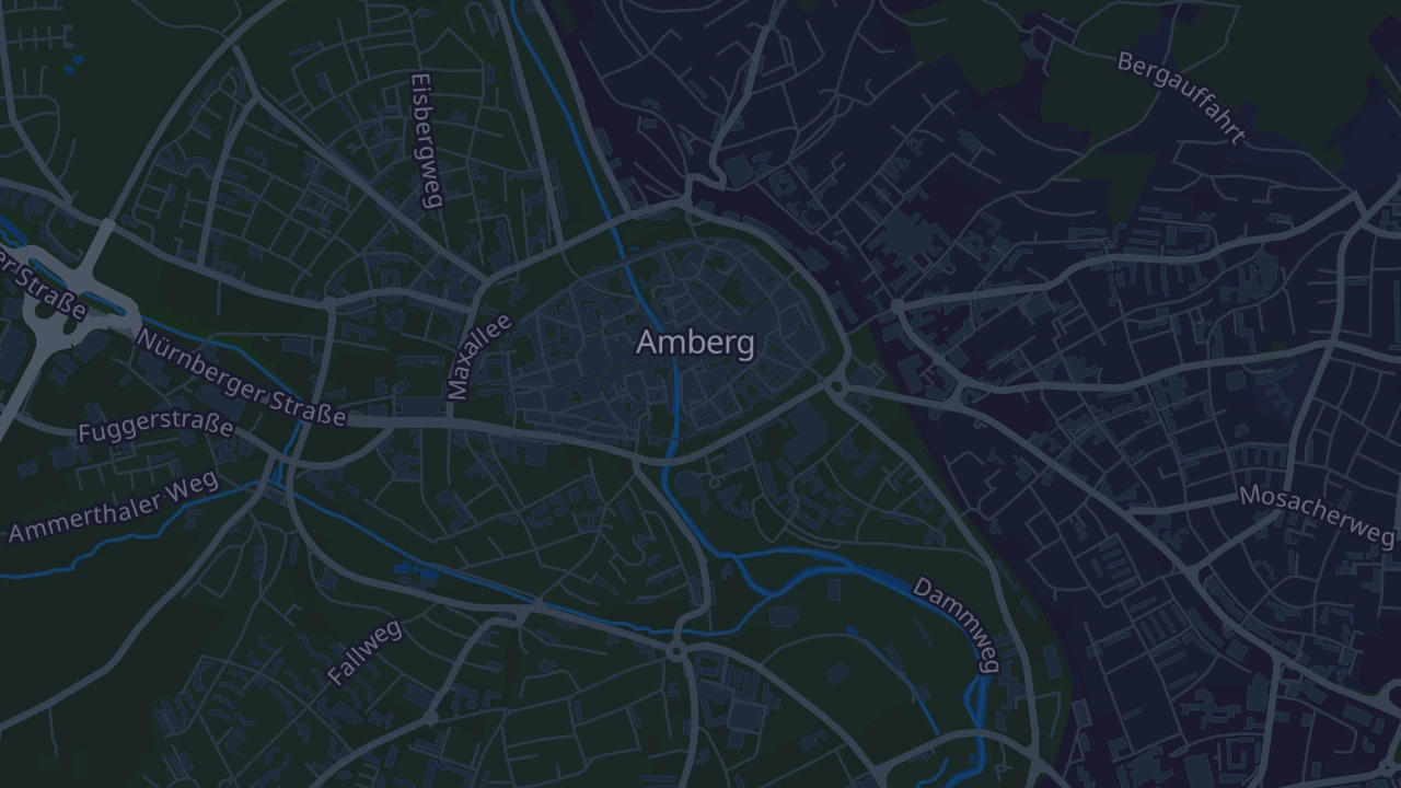 Karte von Amberg