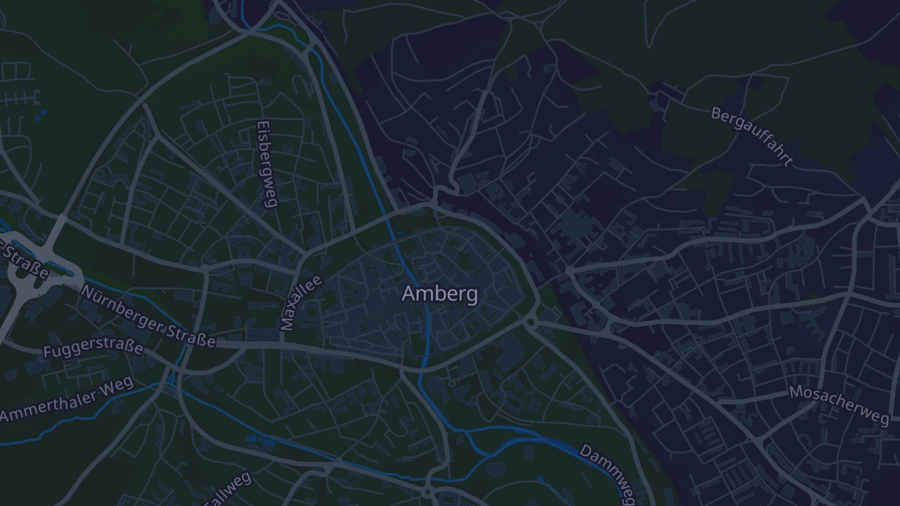 Karte von Amberg