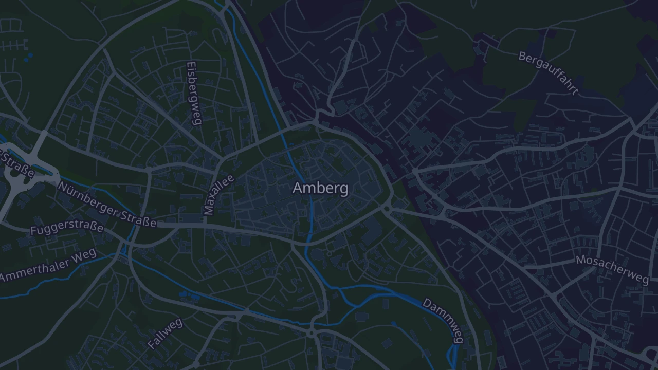 Karte von Amberg