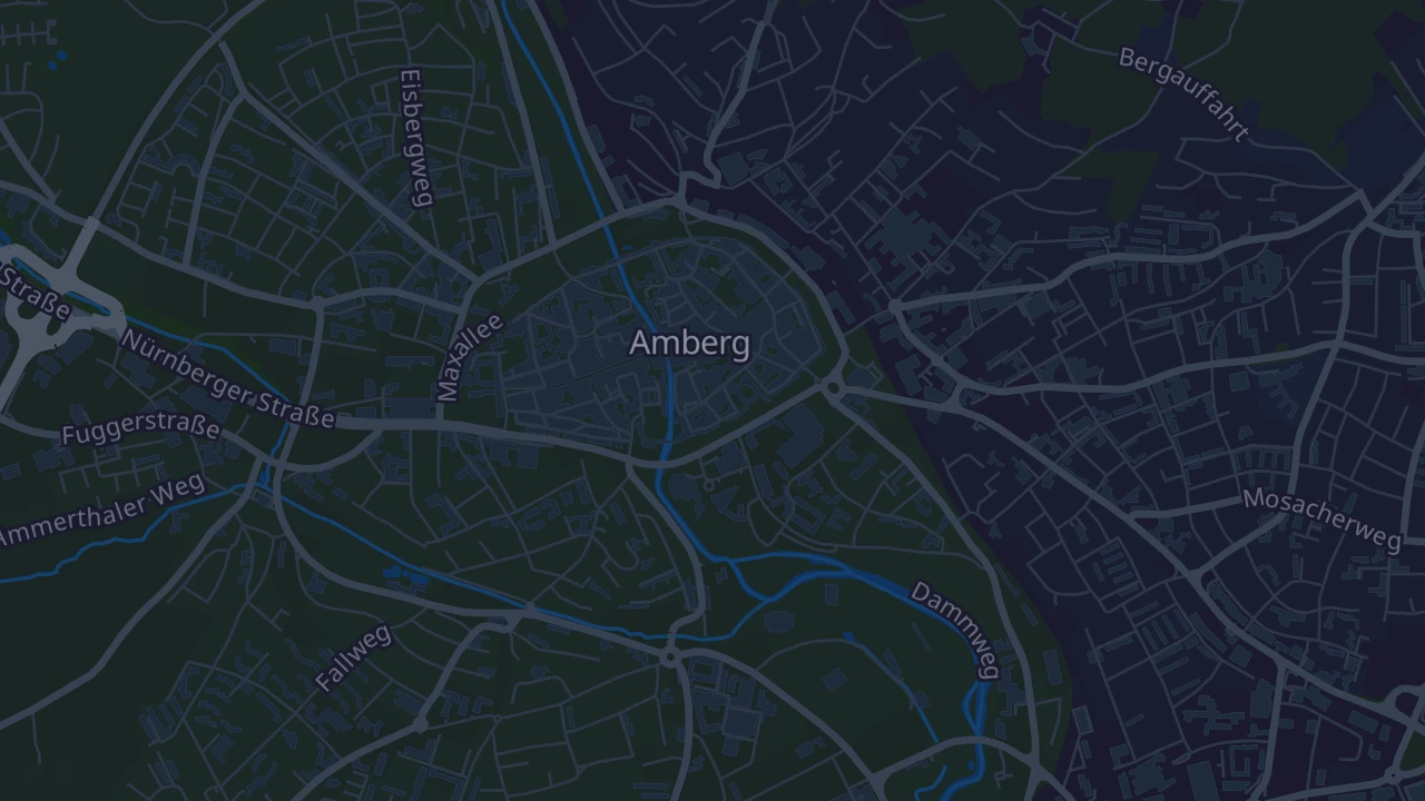 Karte von Amberg