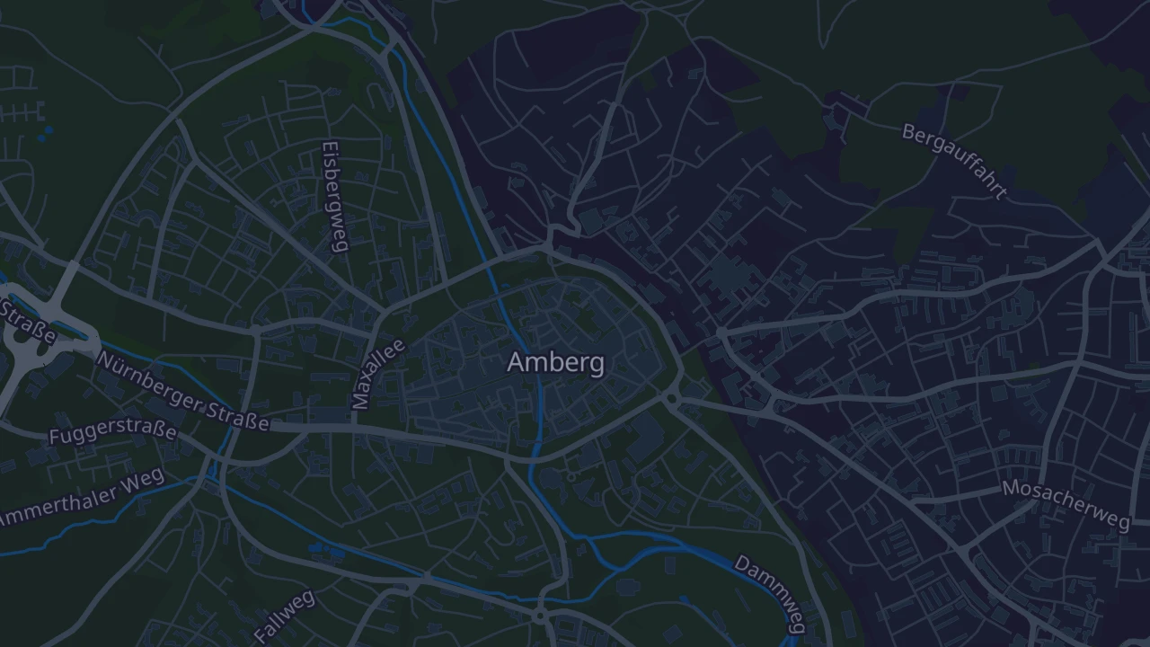 Karte von Amberg