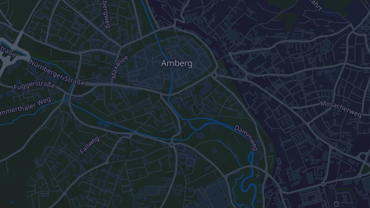 Karte von Amberg