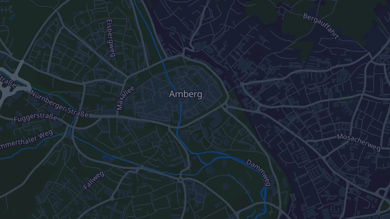 Karte von Amberg