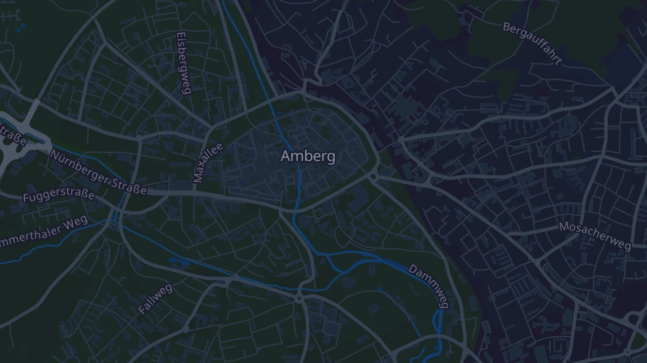 Karte von Amberg