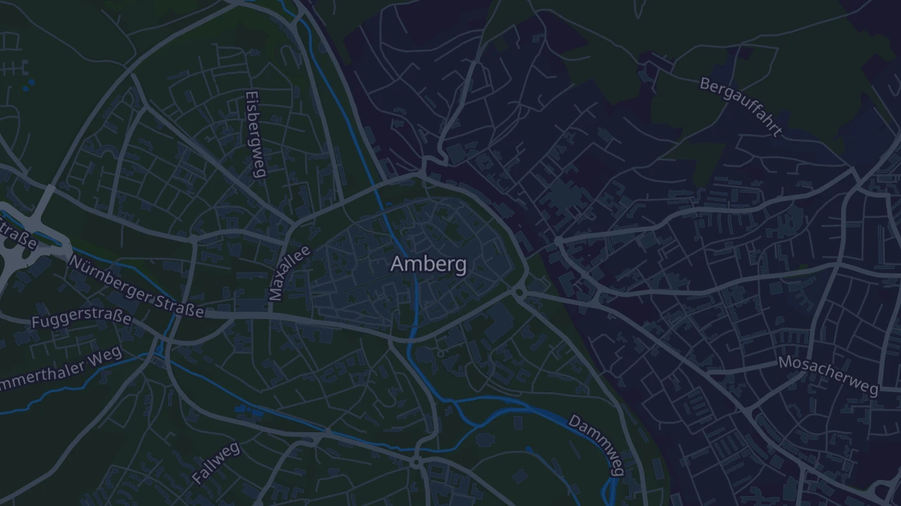 Karte von Amberg