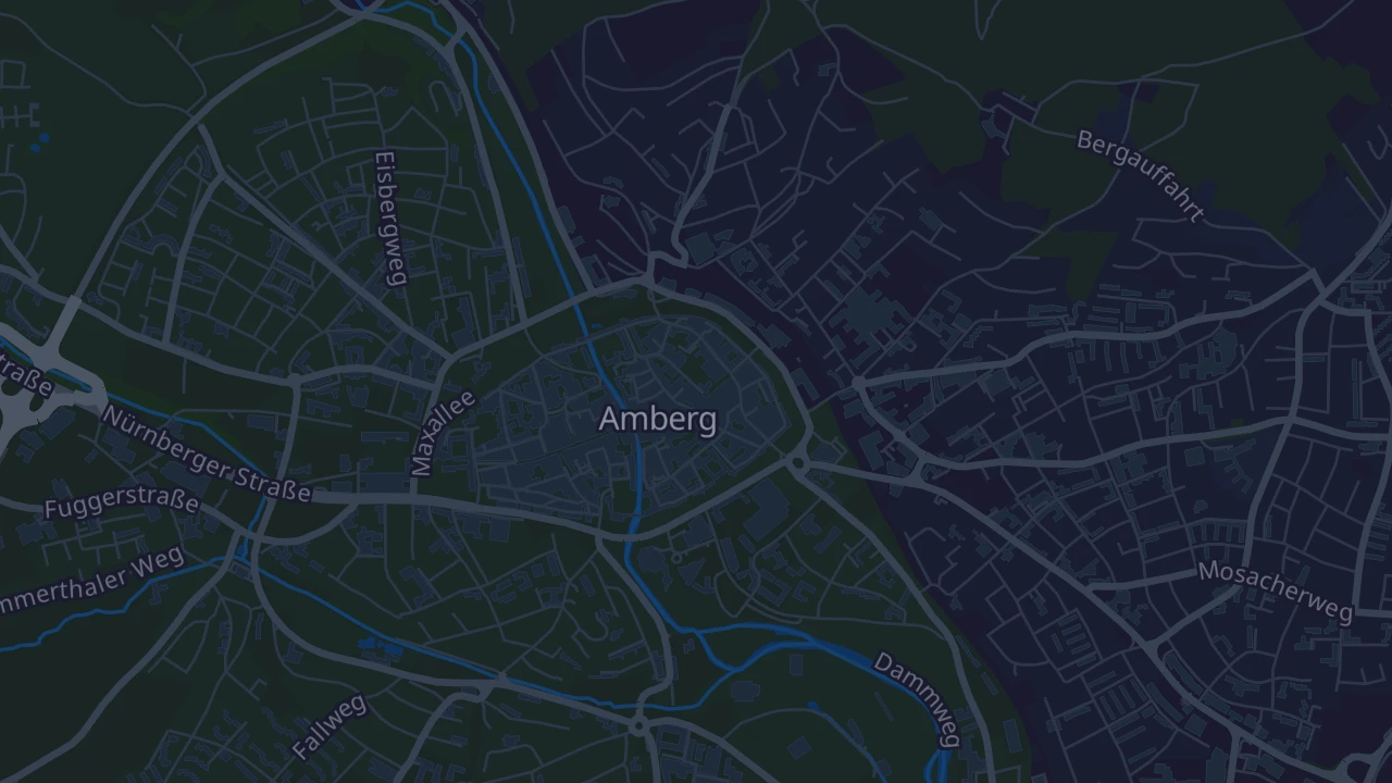 Karte von Amberg