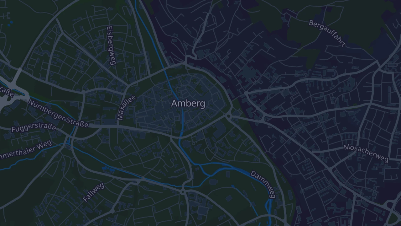 Karte von Amberg