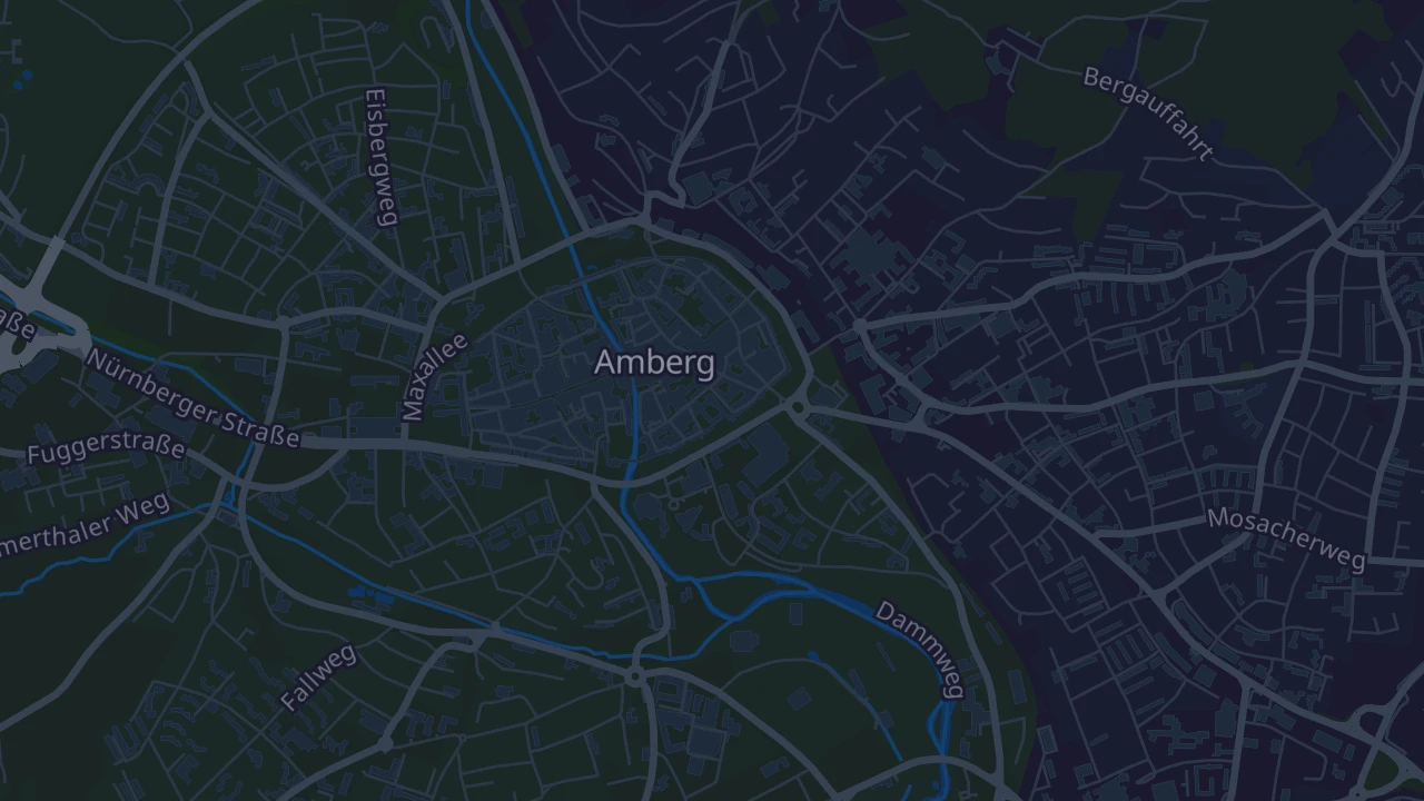 Karte von Amberg