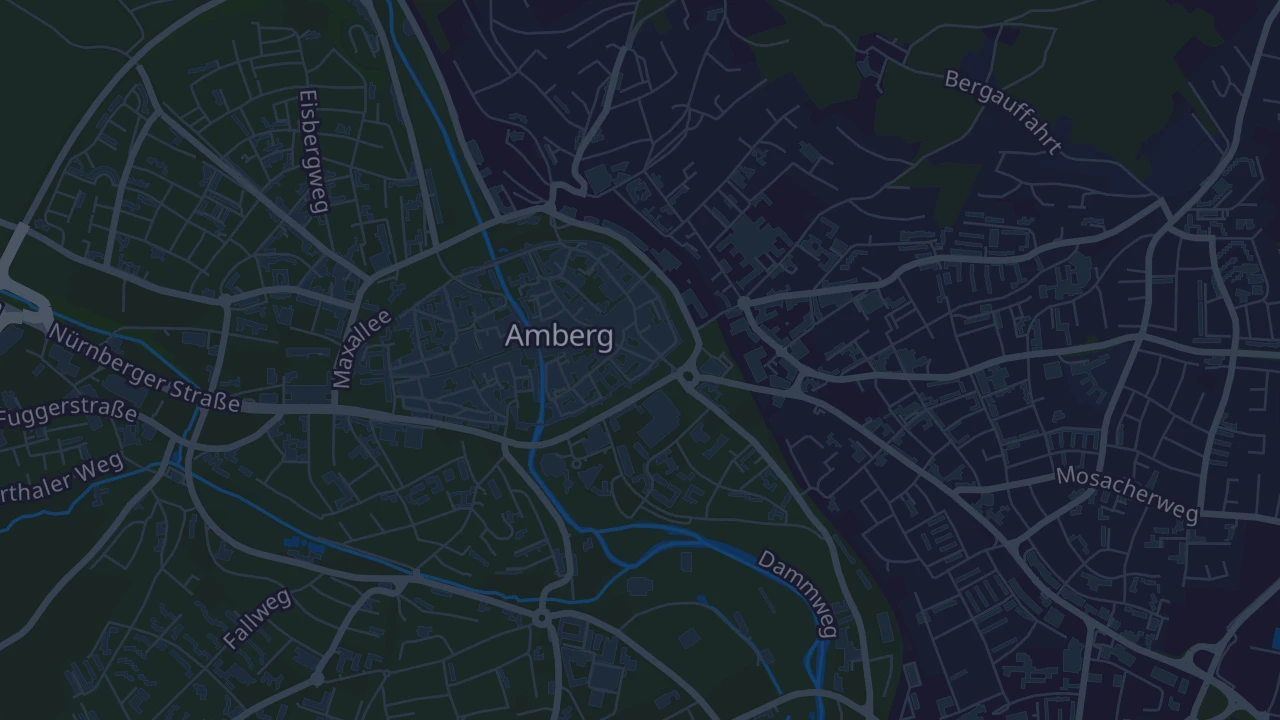 Karte von Amberg
