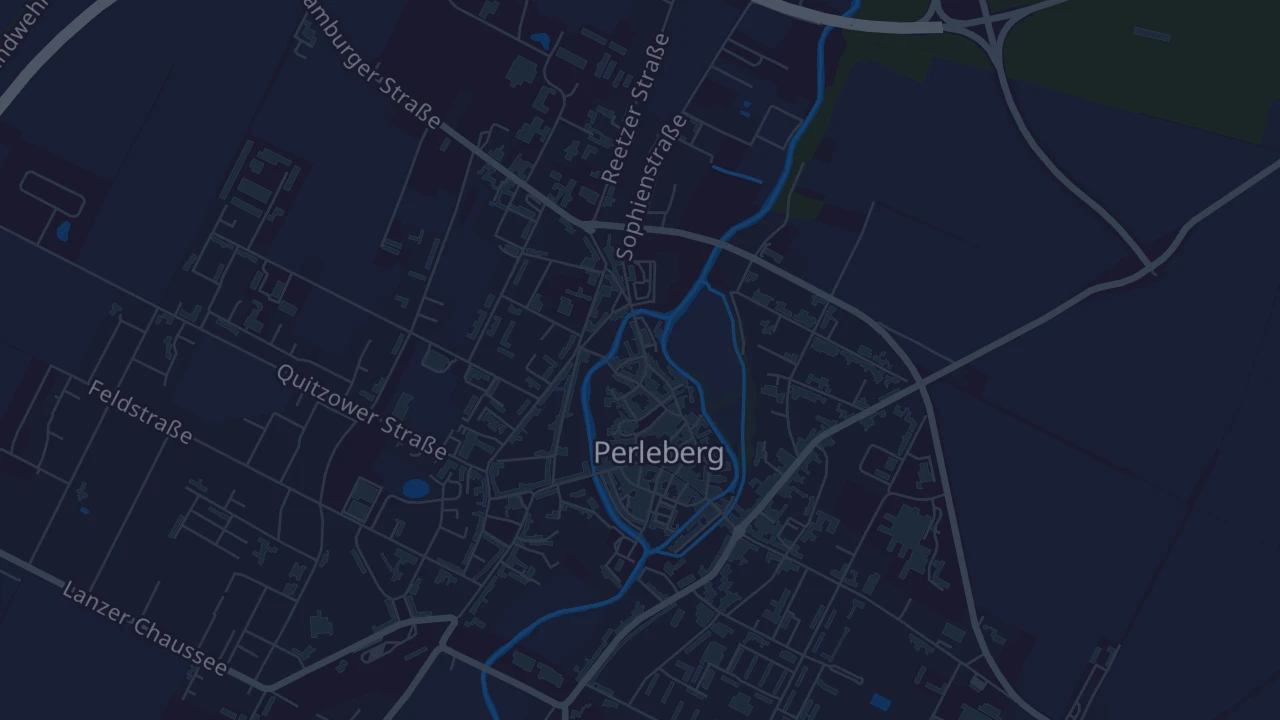 Karte von Perleberg