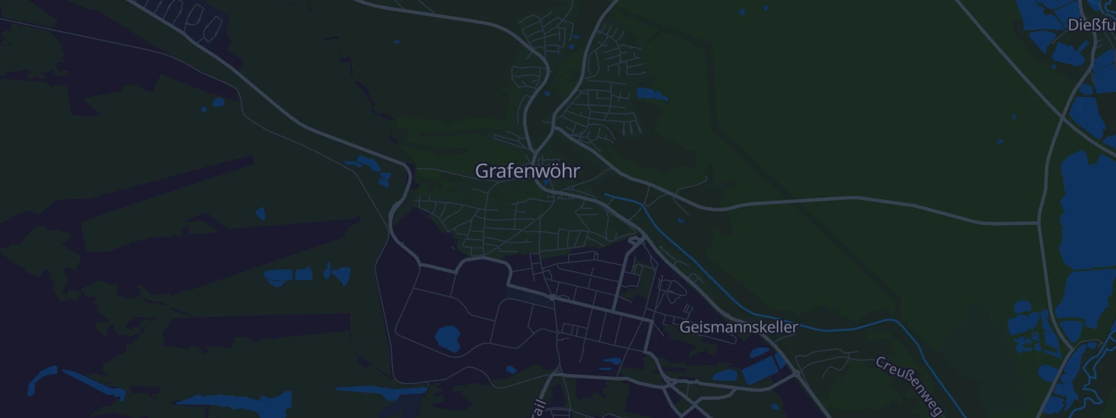 Karte von Grafenwöhr