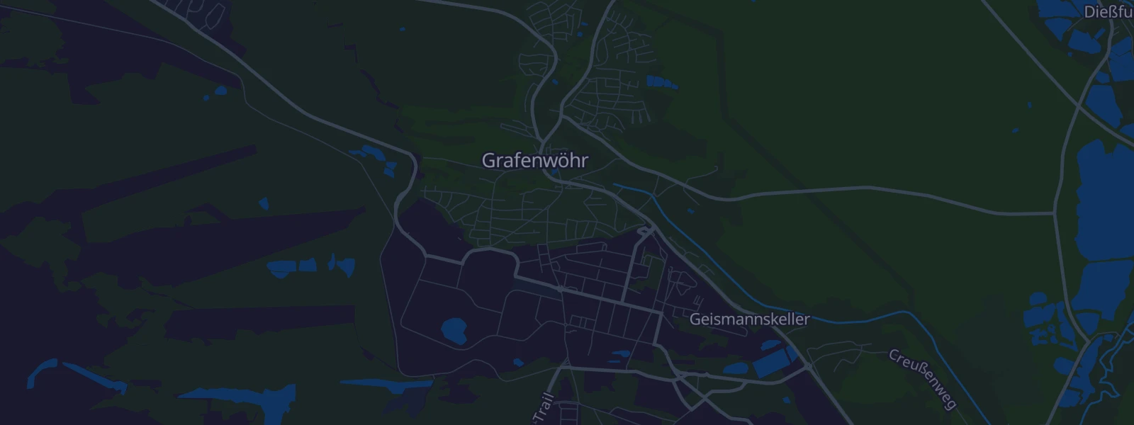 Karte von Grafenwöhr