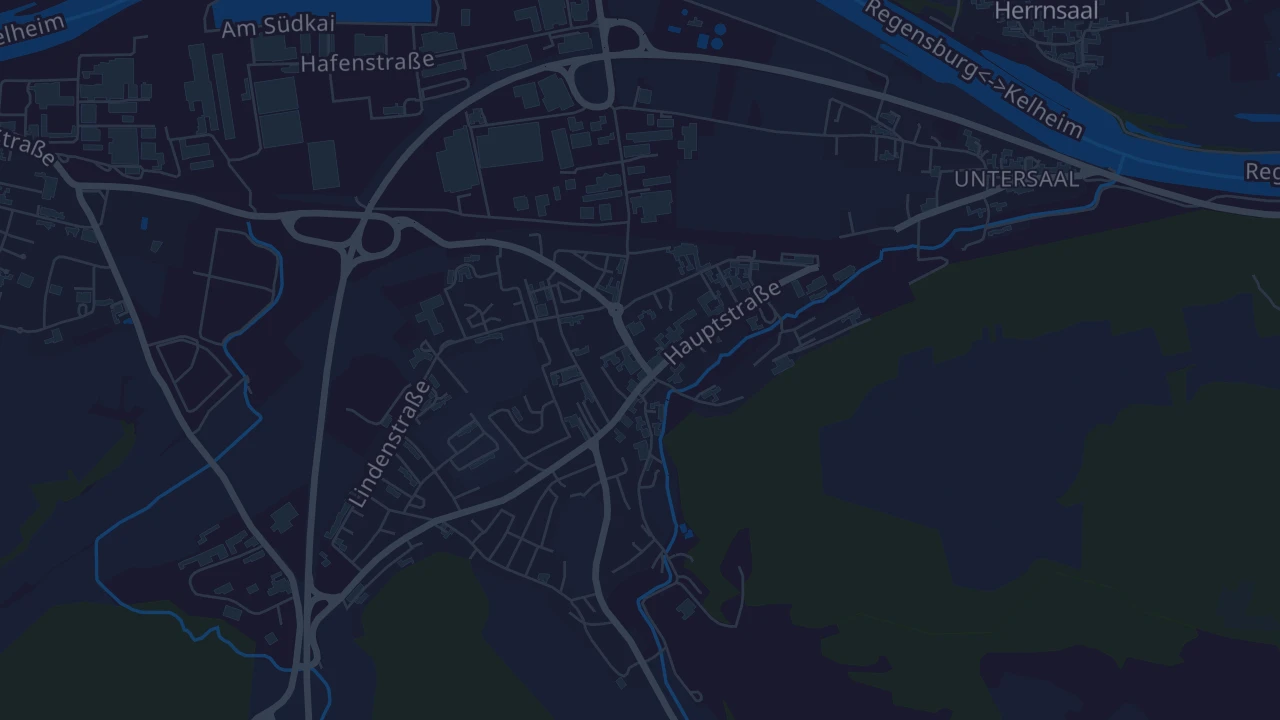 Karte von Saal an der Donau