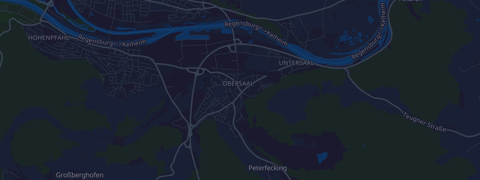 Karte von Saal an der Donau